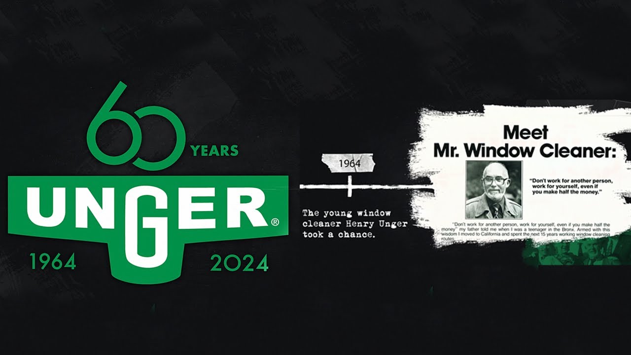 UNGER celebrates its 60th anniversary: 60 Years of Global Excellence in Cleaning Innovation