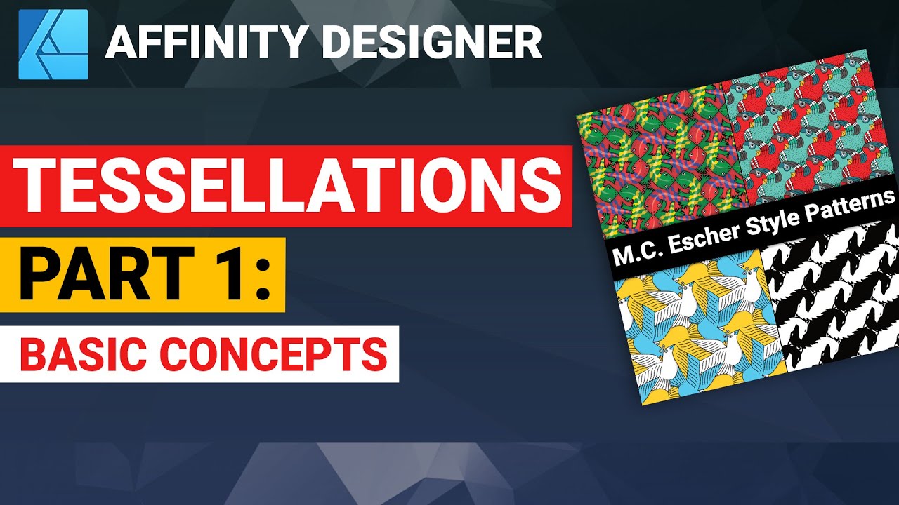 Affinity Designer | Tessellations Part 1: Basic Concepts