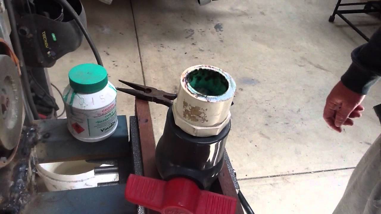 Remove glued pvc pipe and save fitting. No special tools