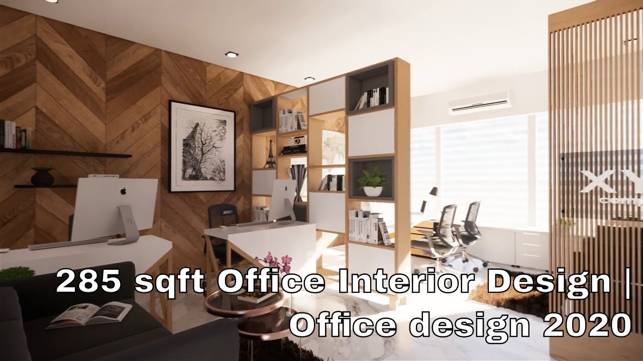 285 sqft Office Interior design ideas | Best Office interior & decoration 2020 | S4 Arch Studio