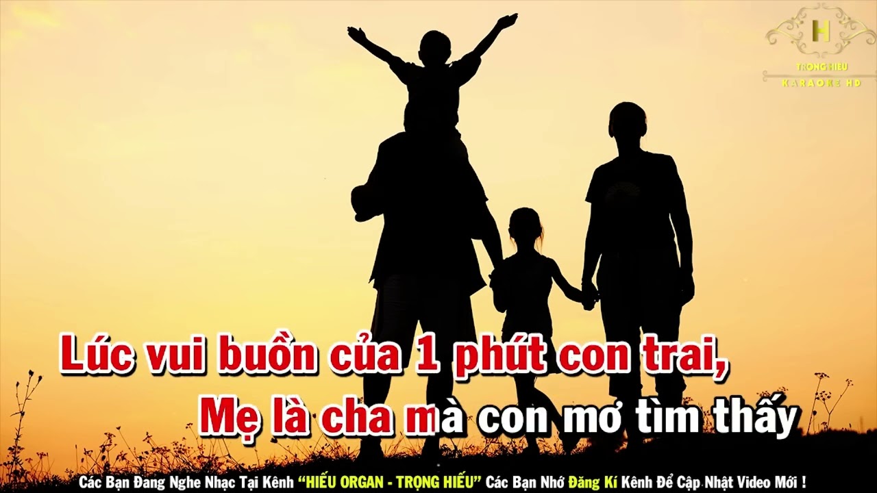 MẸ TÔI- KARAOKE -Tone nữ hạ tone