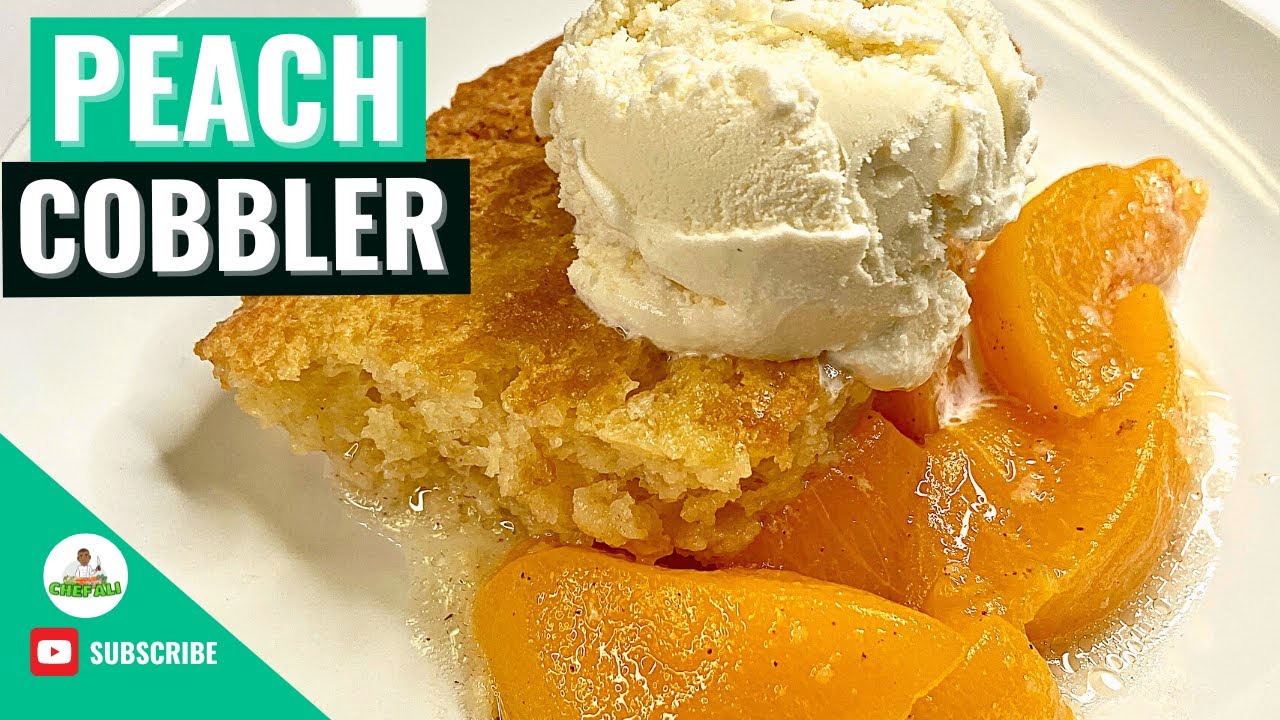 Peach Cobbler Recipe | Southern Peach Cobbler Recipe | How to make Peach Cobbler | Peach Cobbler