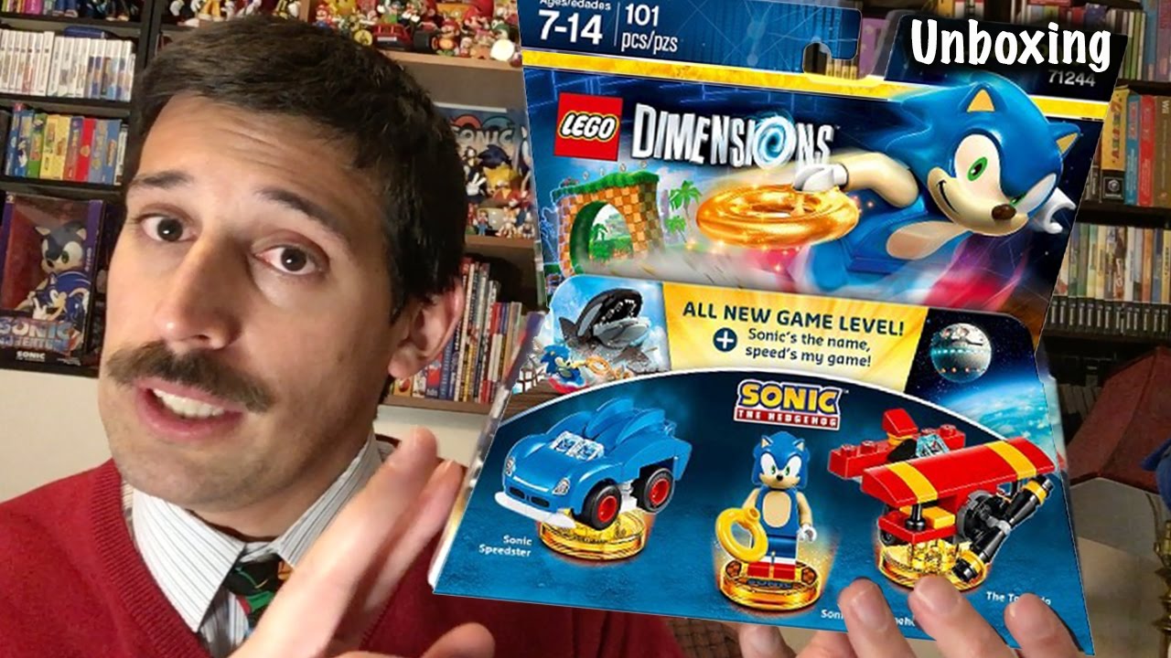 Sonic Lego Dimensions Unboxing and (gulp) Building