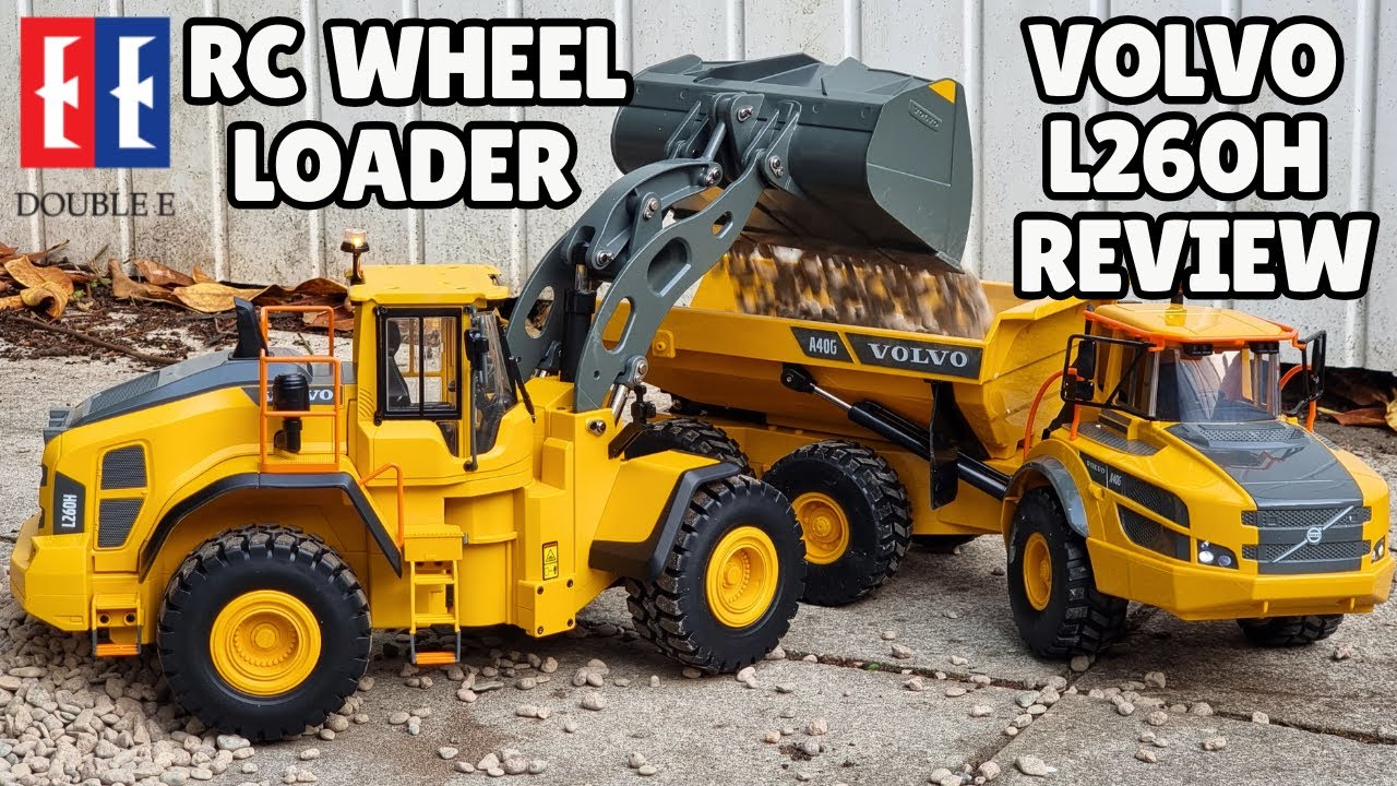 My FIRST RC Wheel Loader! - VOLVO L260H - Double E E592-003 1/16 Review