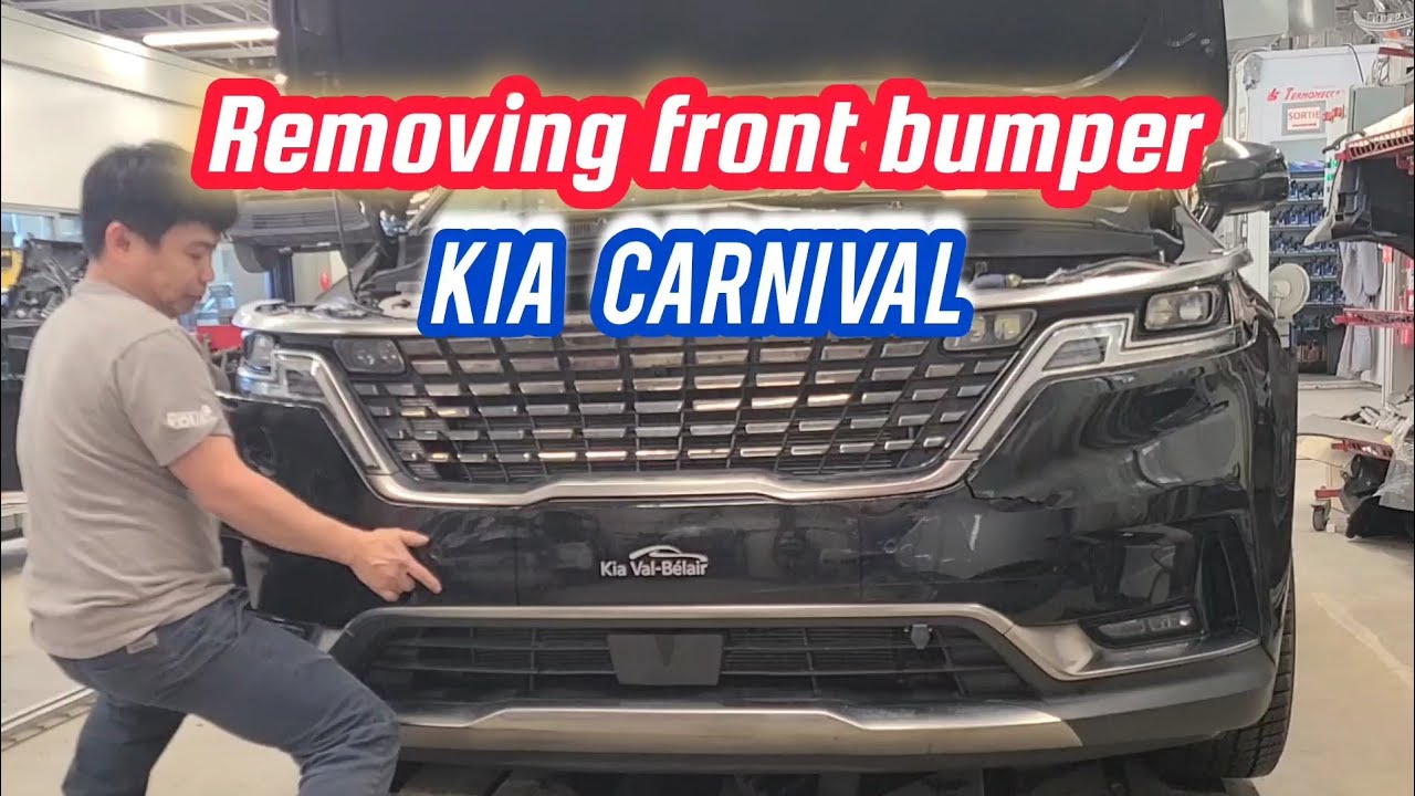 how to Remove front bumper Kia Carnival ? Paano Tanggalin front bumper Kia Carnival! #kiacarnival
