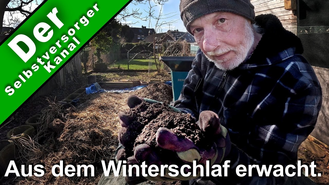 Aus dem Winterschlaf erwacht  Die ersten Arbeiten im Garten.