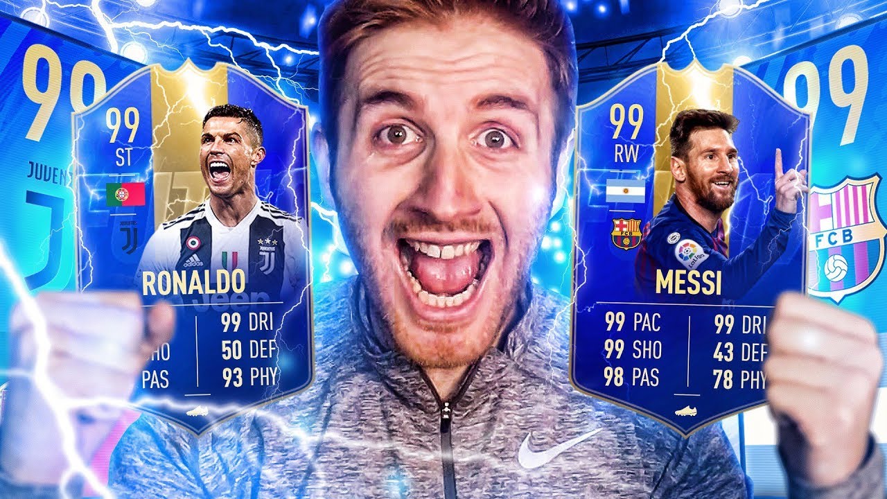 I PACKED TOTS RONALDO AND TOTS MESSI IN 1 PACK!