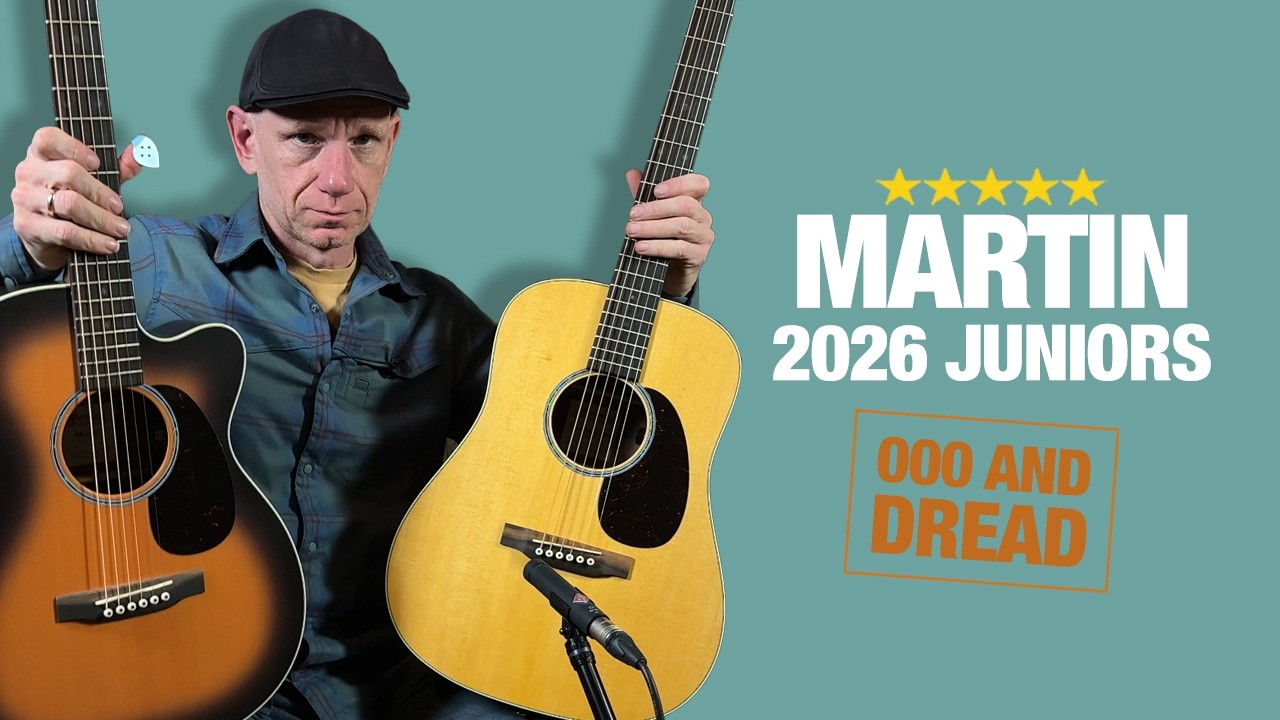 Обновленные модели Martin Junior на 2026 год (Dread и 000 Juniors)