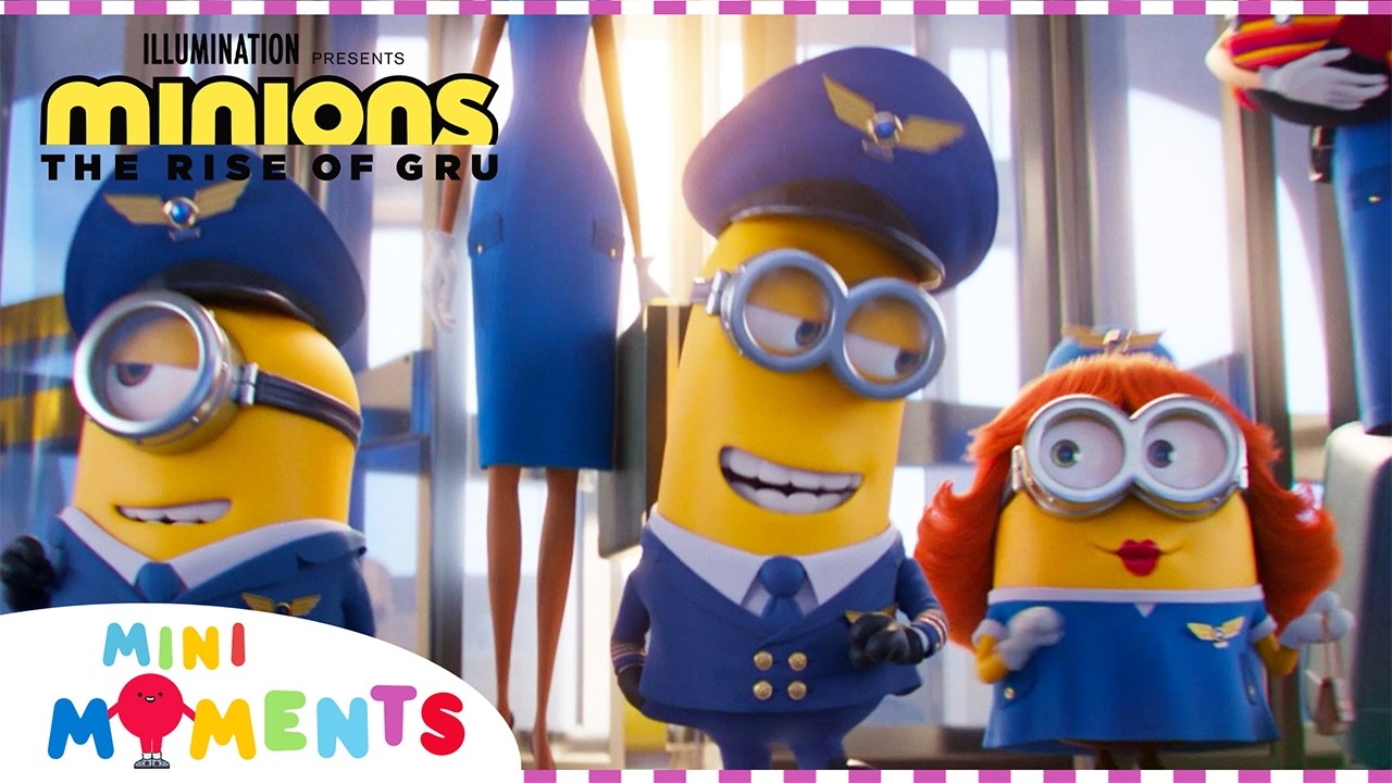 Minion Pilots 👨&zwj;✈️ ✈️ | Minions: The Rise Of Gru | Movie Moments | Mini Moments