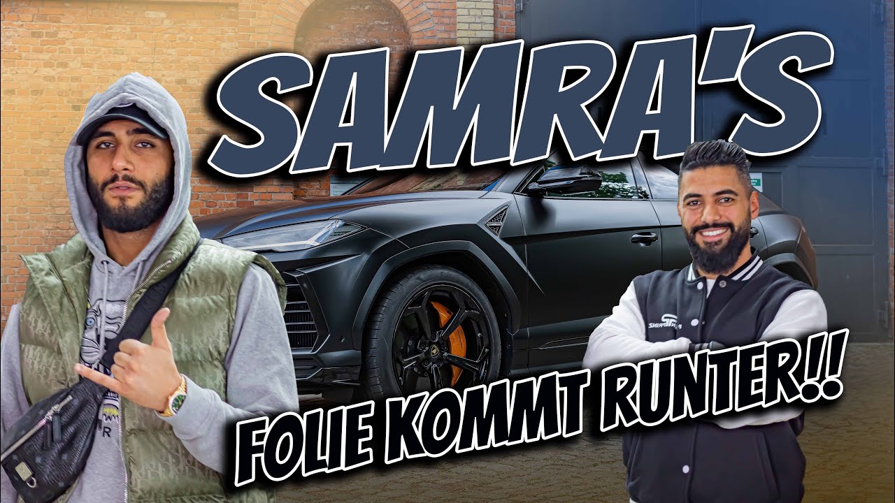 ❌HATER HABEN SAMRA`S LAMBO ZERKRATZT!!! FOLIE MUSS RUNTER❌