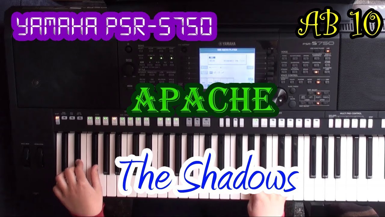 (AB 10) Apache by The Shadows on Yamaha Piano PSR S750