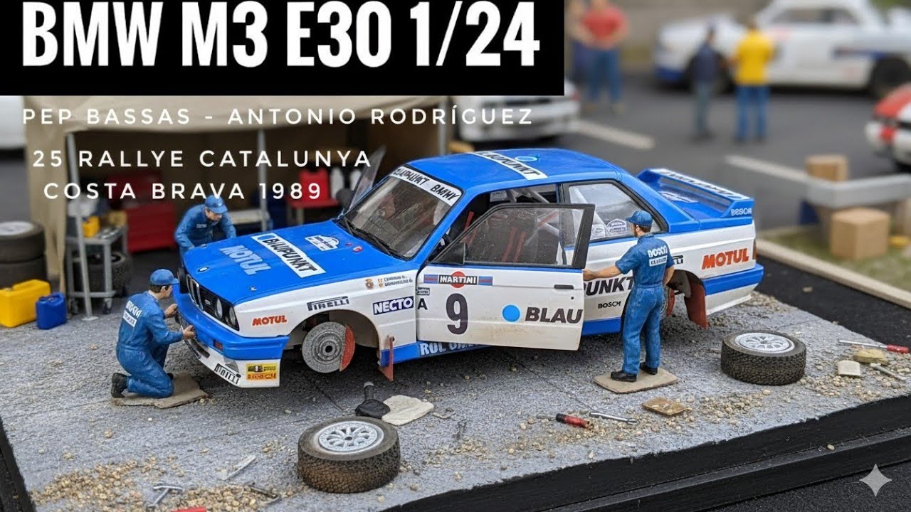 1/24 Reviviendo en MAQUETA el BMW E30 M3 de Pep Bassas en 1989 | CHRONICMODELS