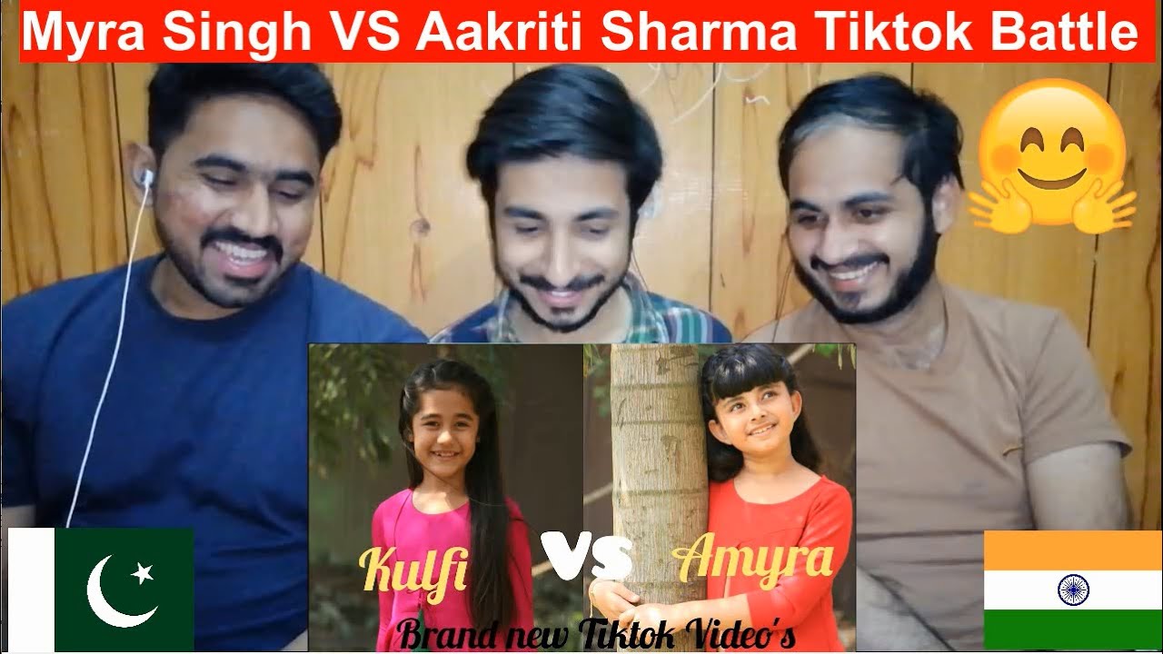 Pakistani Reaction On Akriti Sharma and Myra Latest Off Screen Masti//TikTok Masti video