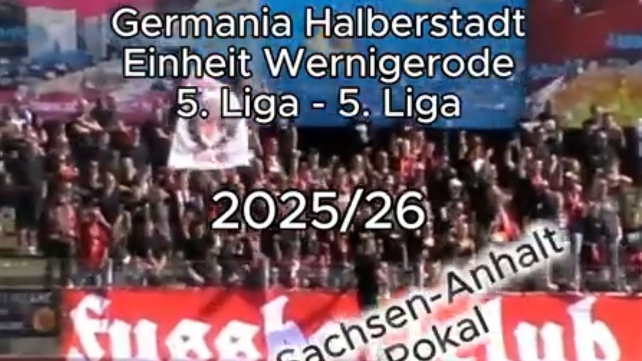 Ultras Halberstadt Wernigerode Sachsen-Amhalt Pokal 2025/26 (3-1)