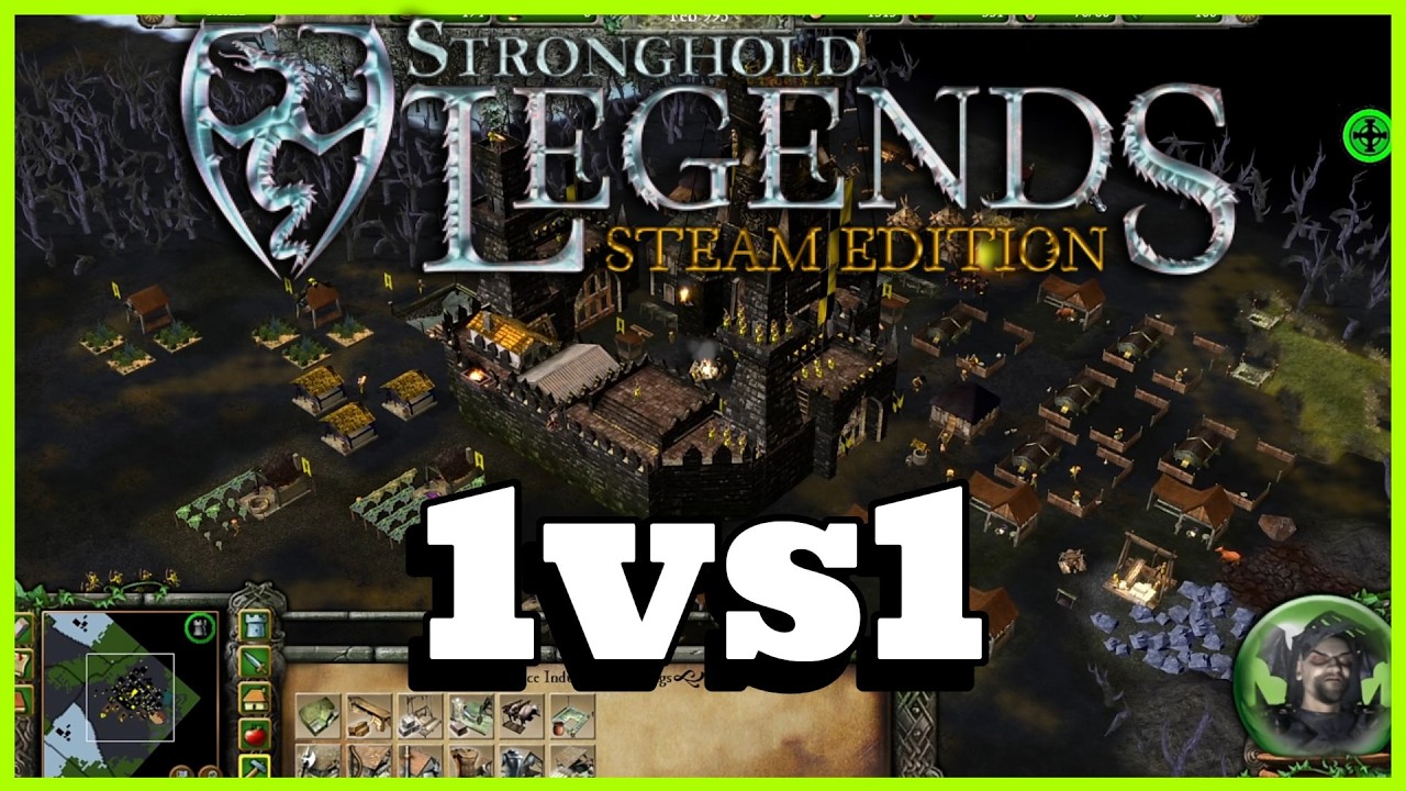 1vs1 Stronghold Legends Massive Battle Against The Evil Witch! #Stronghold