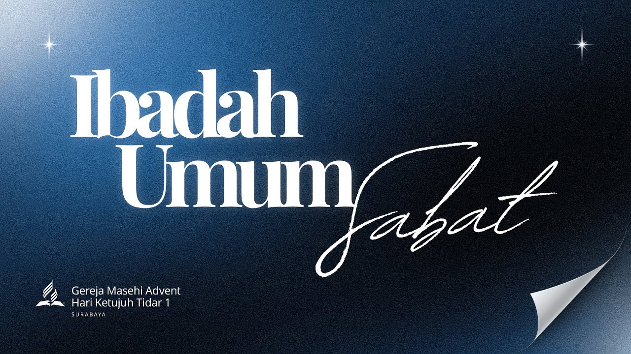Ibadah Sabat - 10 Januari 2026 - Sdr. Bayu Satria K.