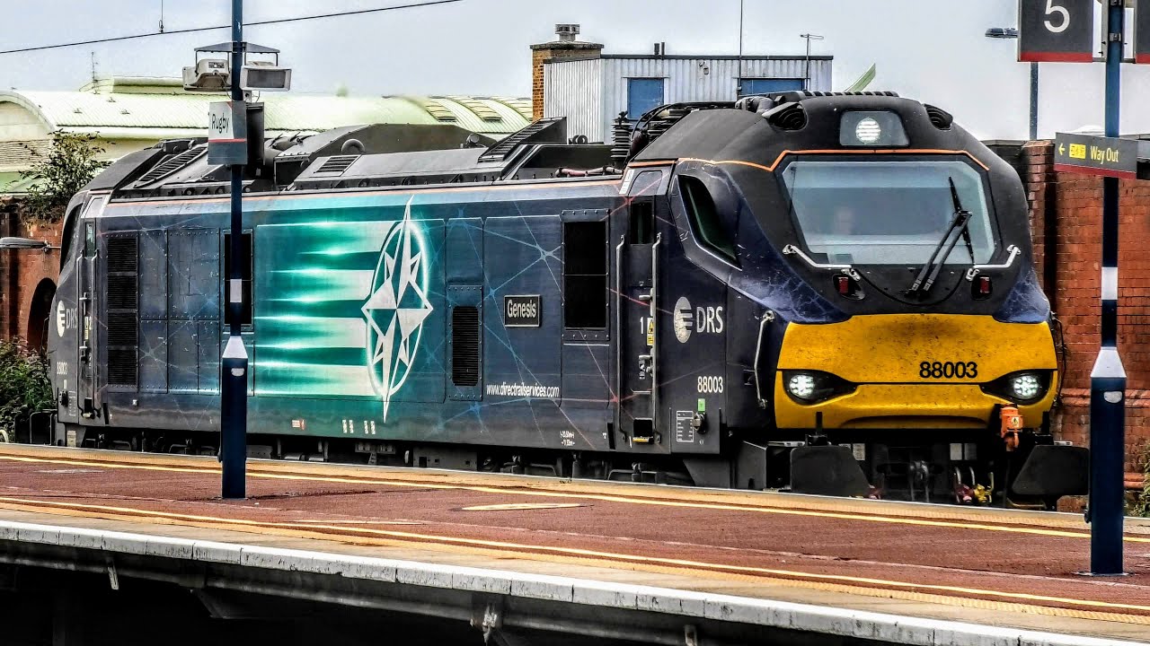 Trains at Rugby Station, WCML - 23/08/2025