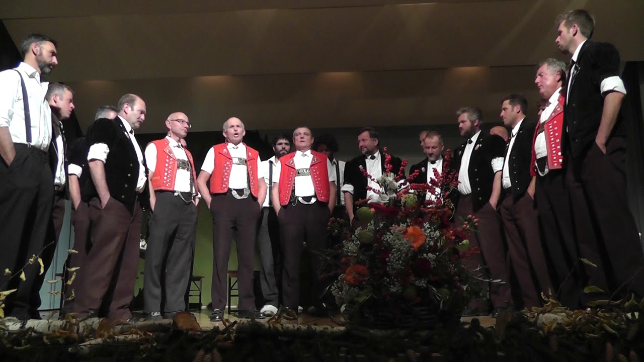 Gesamtchor Quartetttreffen Schwellbrunn 2018 - Zäuerli