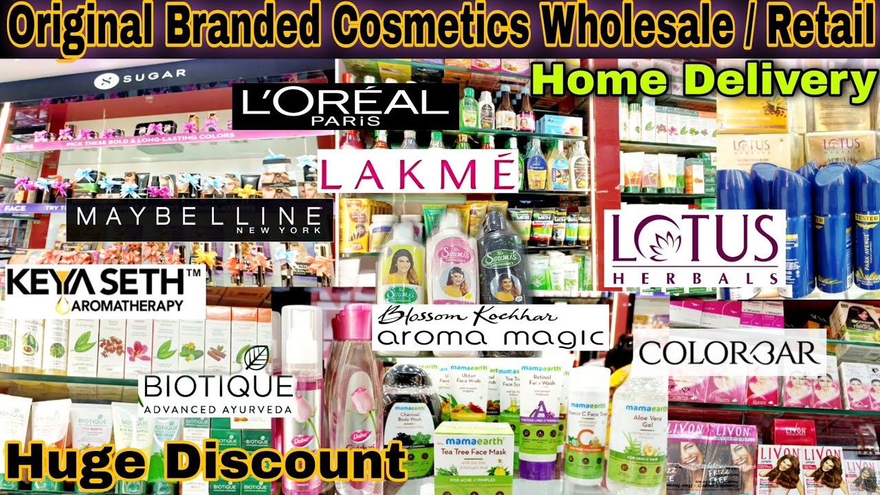 Branded Cosmetics at Huge Discount | Kolkata Cosmetics Wholesale Market |Best Collection Guranteed |