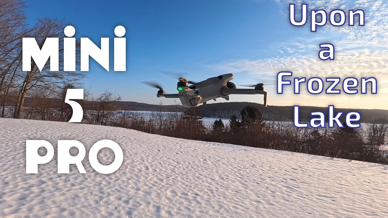 DJI Mini 5 Pro Upon a Frozen Lake