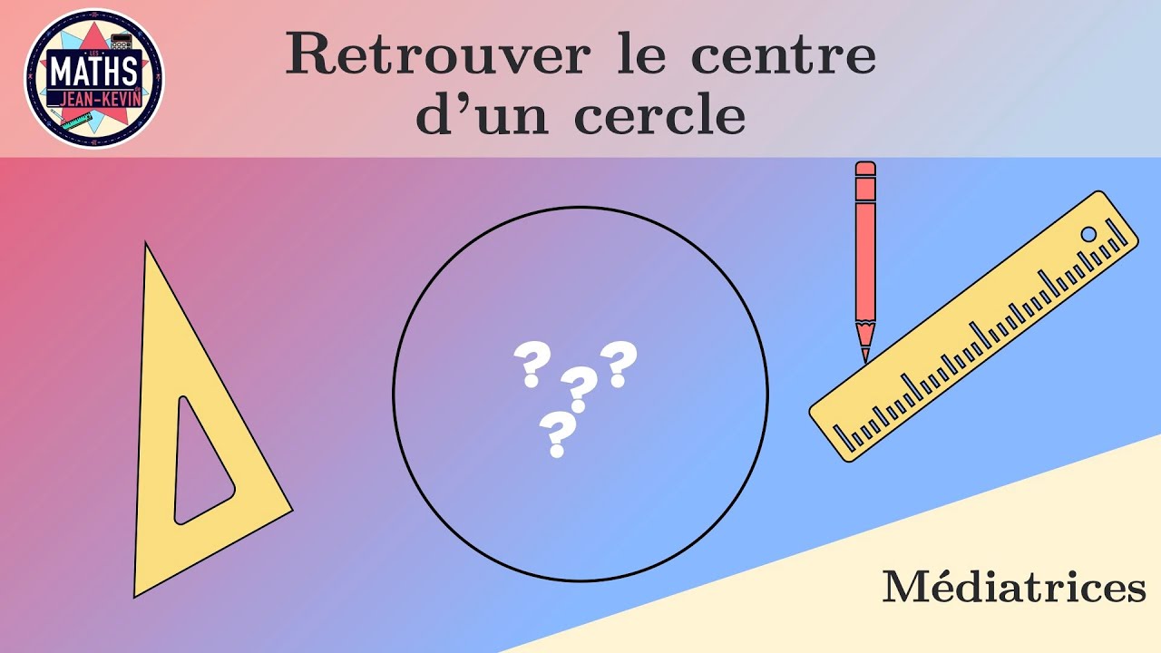 Retrouver le centre d'un cercle