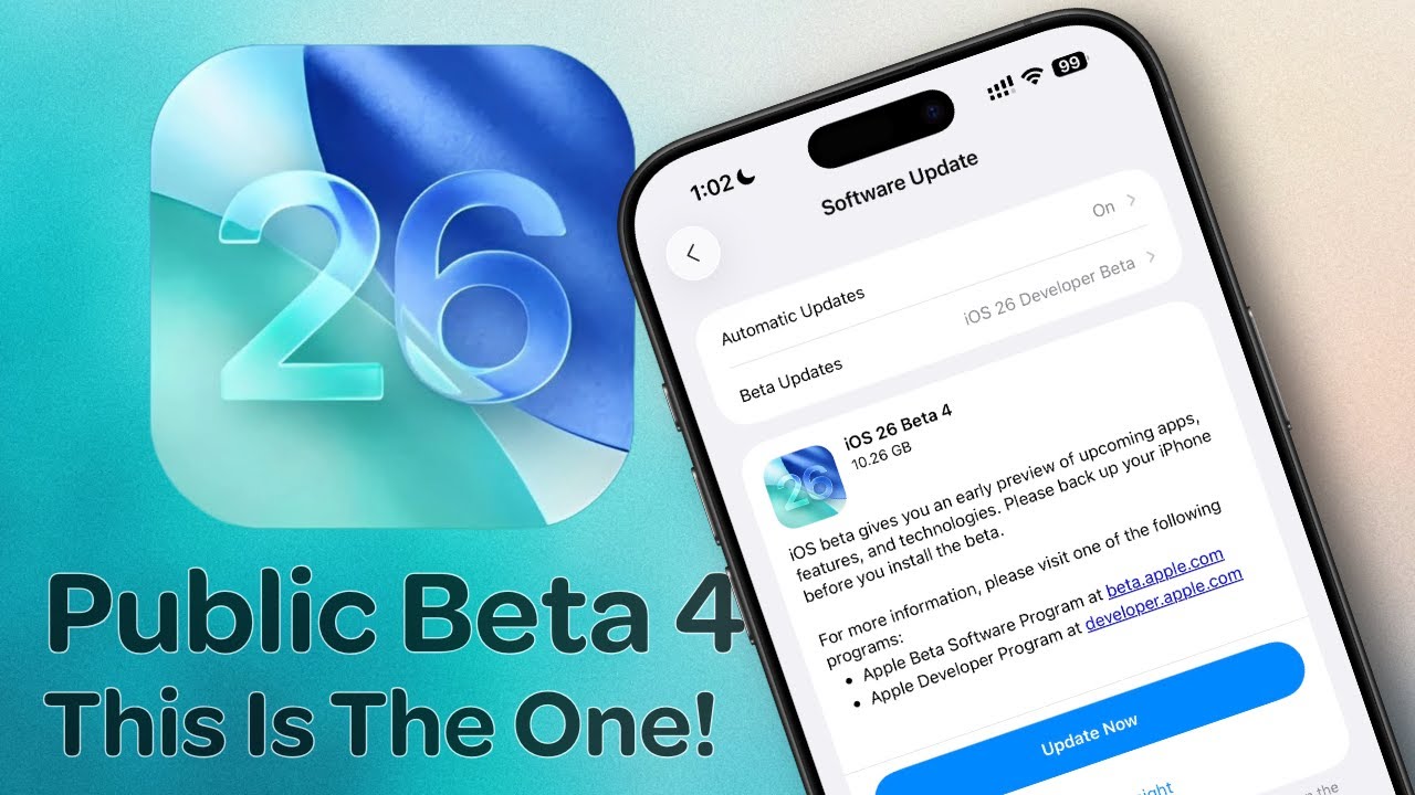 iOS 26 Public Beta 4 Is OUT- Should You Install Now?