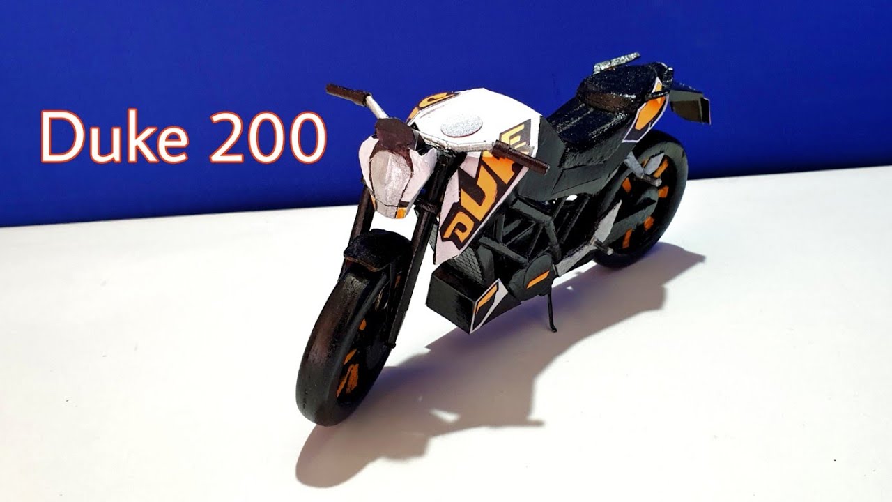 Wow! Ktm Duke || How To Make Paper Ktm Duke Bike || RM Gears