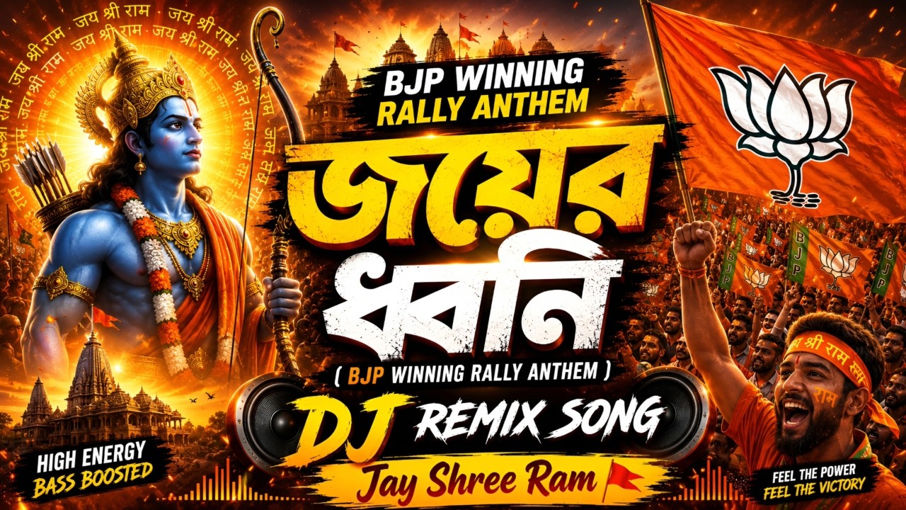 জয়ের ধ্বনি (DJ Remix 2026) 🚩 BJP Winning Anthem | Jay Shree Ram Rally Song | Viral Election Song