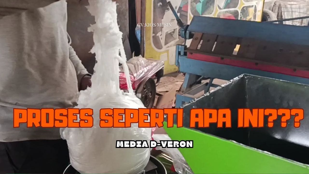 MESIN PENGGILING DAKRON HASIL PENGGILINGAN TIDAK MELILIT