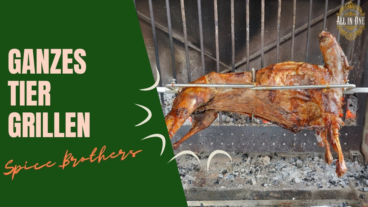 Ganzes Lamm am Spieß gegrillt – Das ultimative BBQ-Erlebnis! 🔥🥩