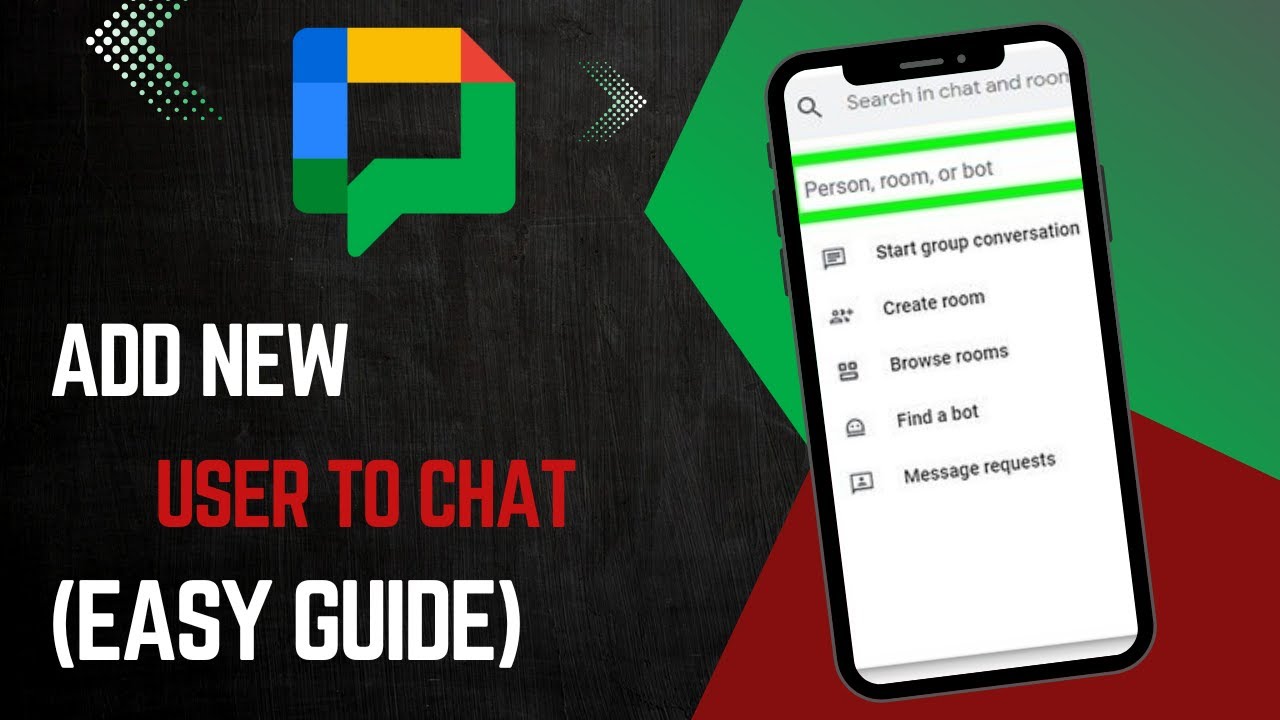 Как добавить кого-то в Google Chat!