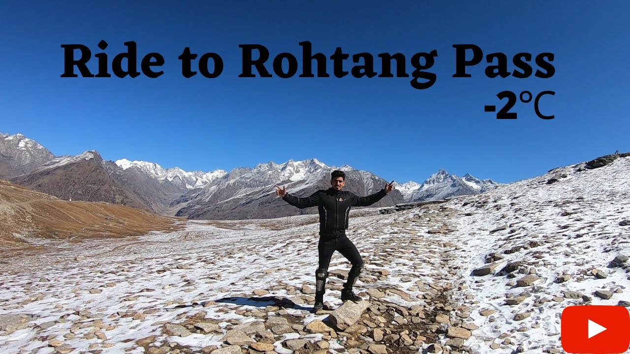 Rohtang pass tour || Bike ride to Peak of Rohtang pass | Ep5 Mum-Manali || Interceptor 650