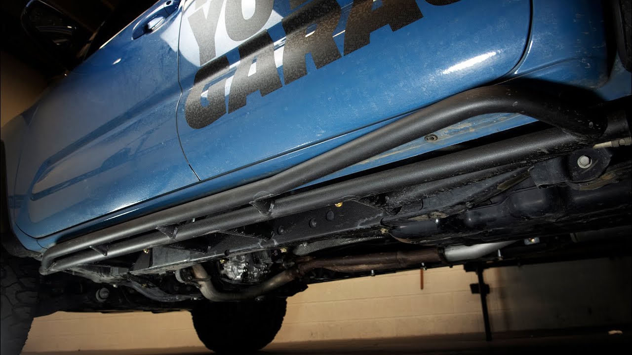 Tacoma Rock Slider Install - Cali Raised Trail Edition 25 Degree Toyota Tacoma Slider Install How-To