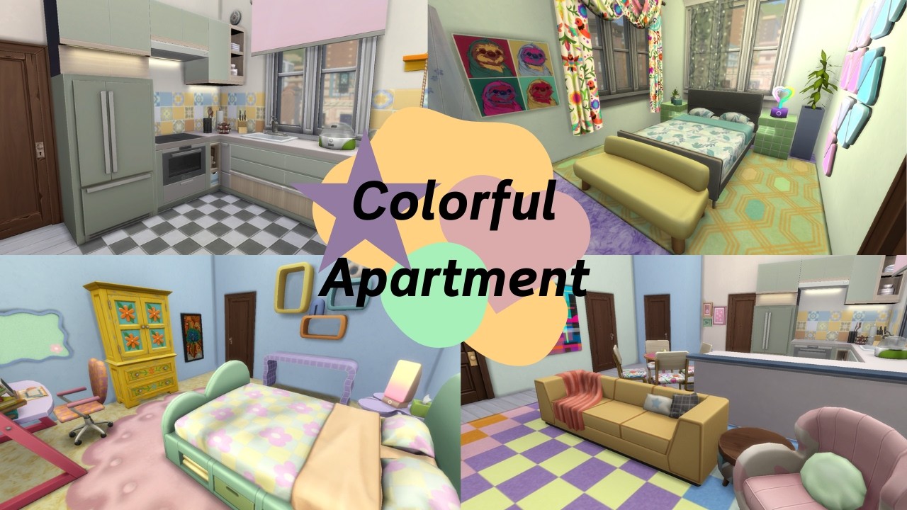 Two Bedroom Apartment //The Sims 4 {speed build}