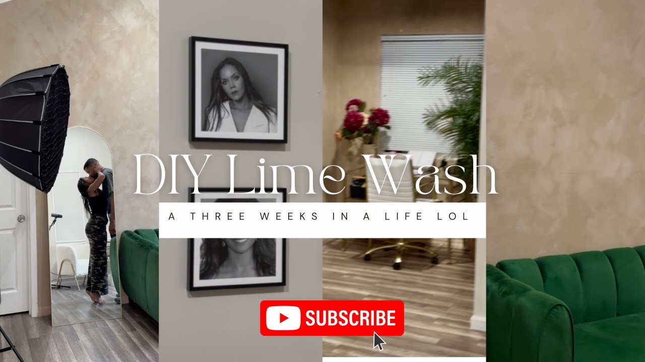 DIY Lime wash wall | Homeowners Edition | Black love