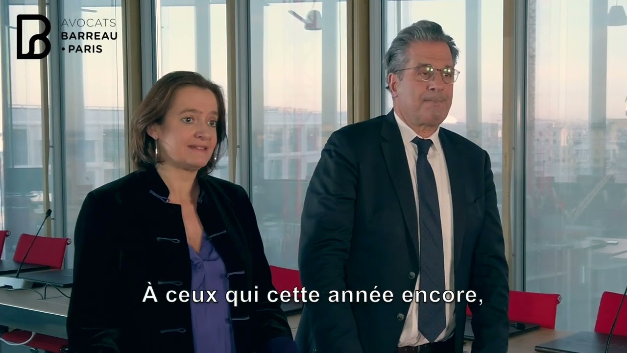 Vœux 2023 de la bâtonnière Julie Couturier et du vice-bâtonnier Vincent Nioré