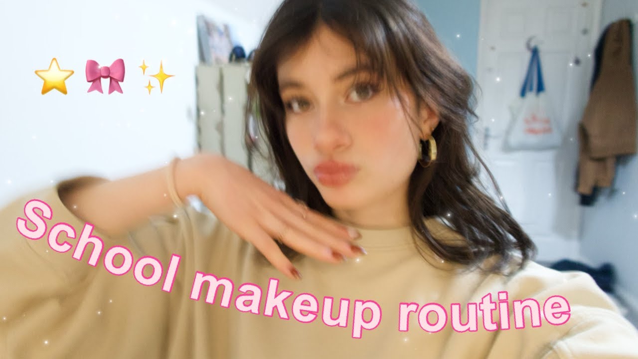 my everyday school makeup routine ੈ✩‧₊˚ | risa mi