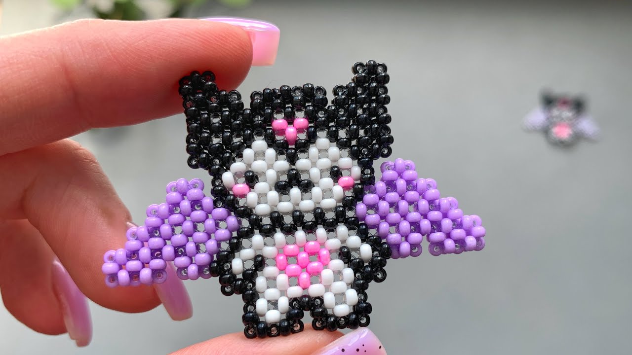 Kuromi Beading Tutorial | Easy RAW Technique