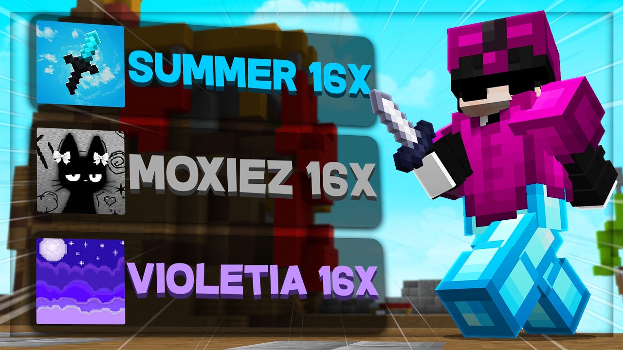 The 5 BEST Texture Packs For Bedwars & PvP - FPS Boost (1.8.9)