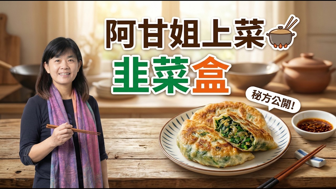[韭菜盒]家常必學！外酥內香的韭菜盒做法｜皮薄餡多超好吃