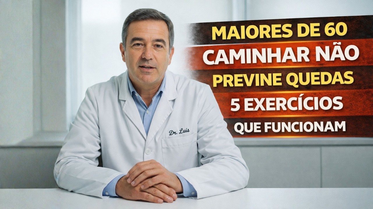 60 Pare de Caminhar! 5 Exercícios Médicos Previnem Quedas | Saúde Sénior | Dr. Luis