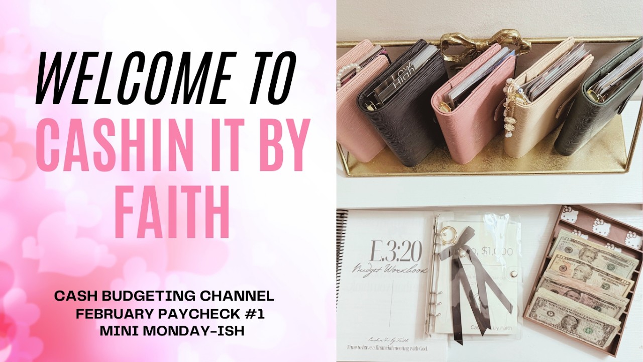 Mini Monday-ish. Feb Pay#2* #cashstuffing ##savingsgoals #savingsgoals #faithandfinance