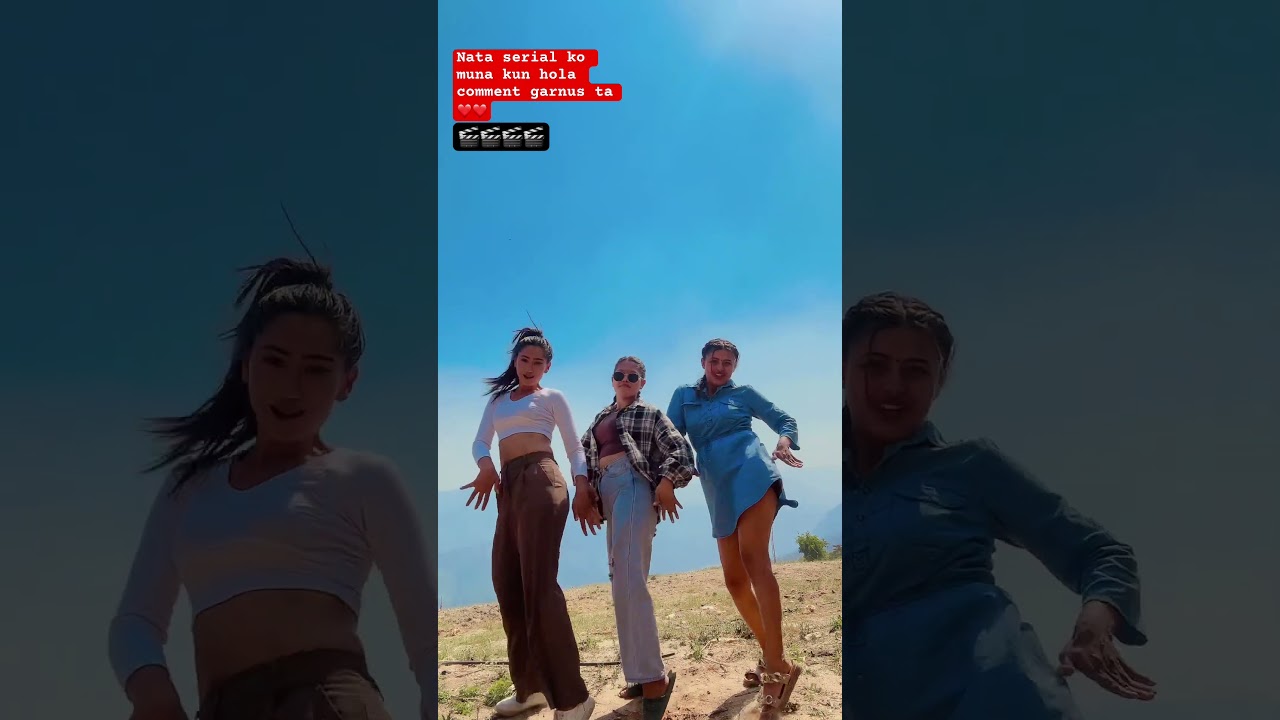 #nata #nepaliserial #dipikathapaofficial #muney #sapana#cimran #shootingclip