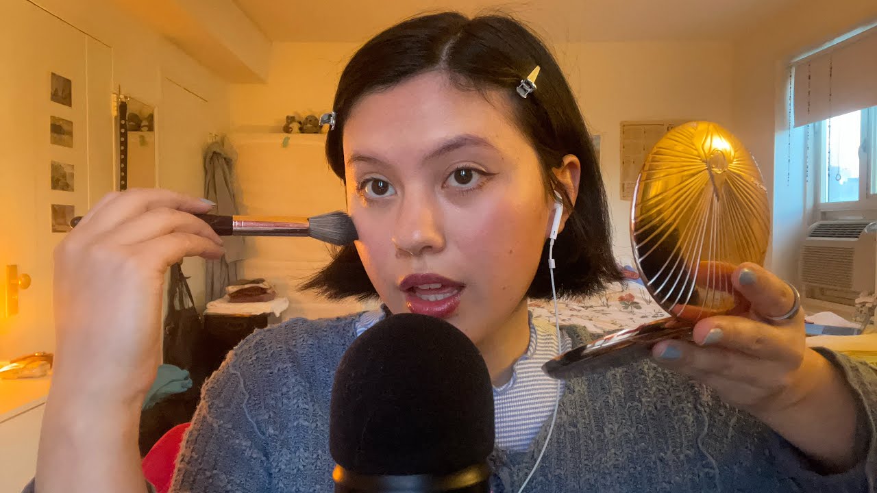 ASMR but the entire video is edited like a preview (grwm edition)