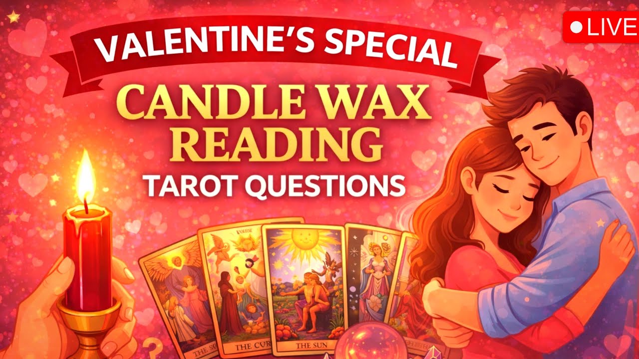 🌹 Valentine Love Tarot 💕 Candle Wax Reading | Live Tarot Questions