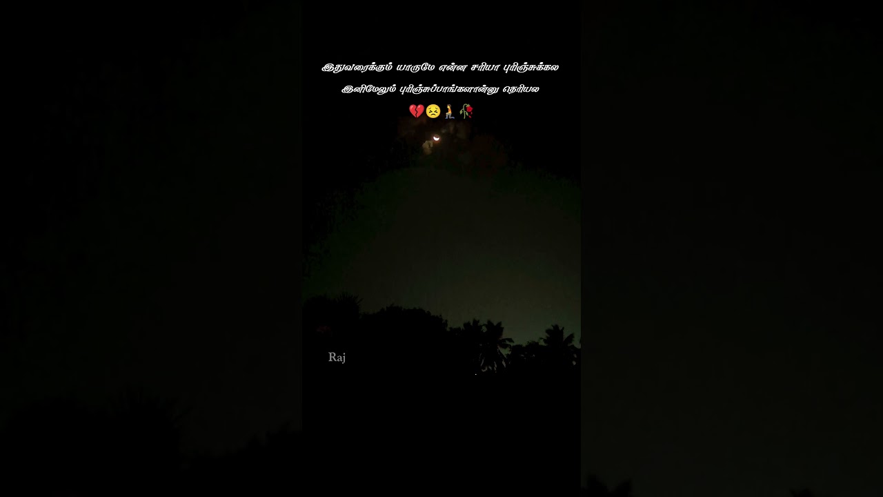 🥲யாருமே என்ன சரியா புரிஞ்சுக்கல 🥀 