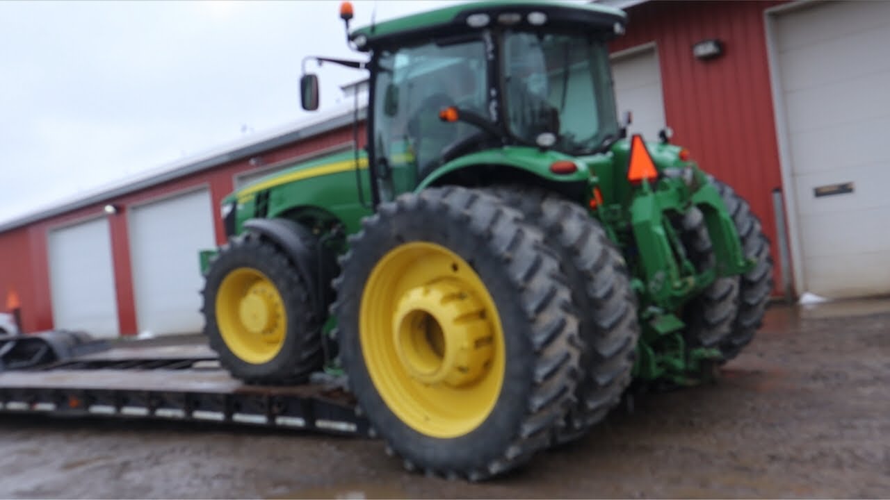 Setting up a John Deere 8310R to plant corn