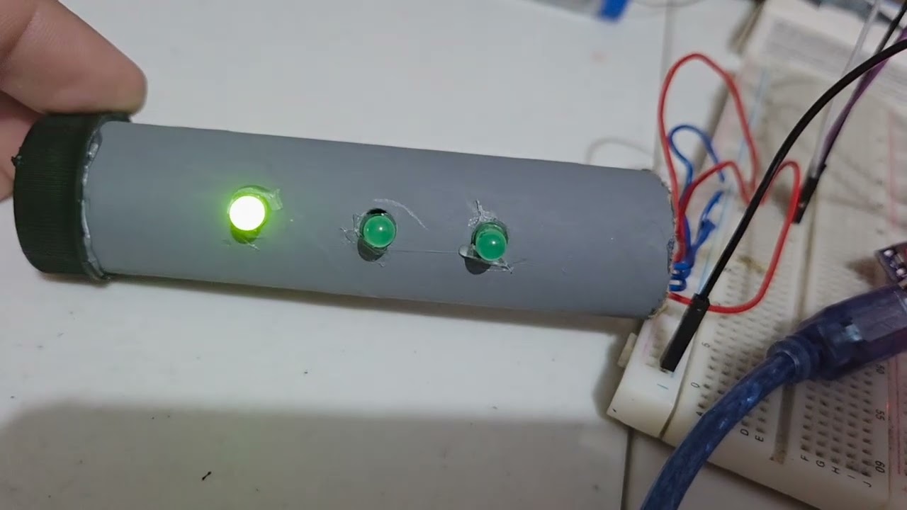 Efecto cascada con luces led #efectodelucescascadaconarduino #efectodeluces