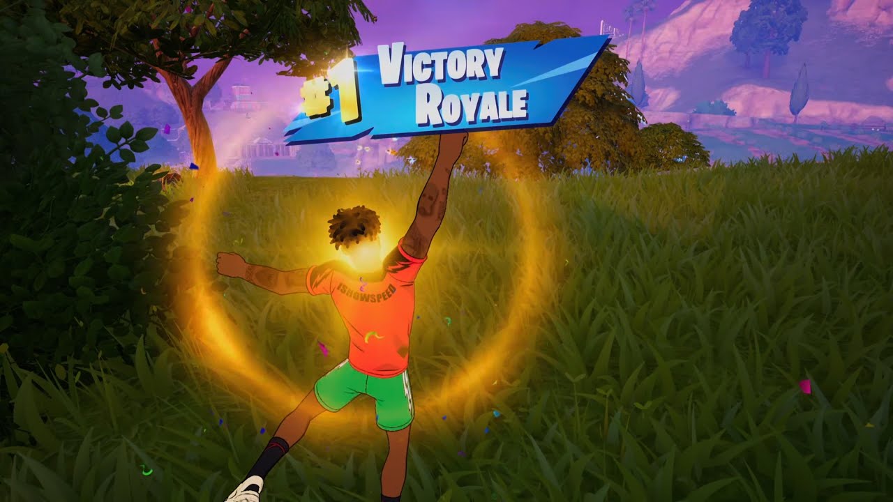 Fortnite Gameplay (Build) Battle Royale - Skin IShowSpeed