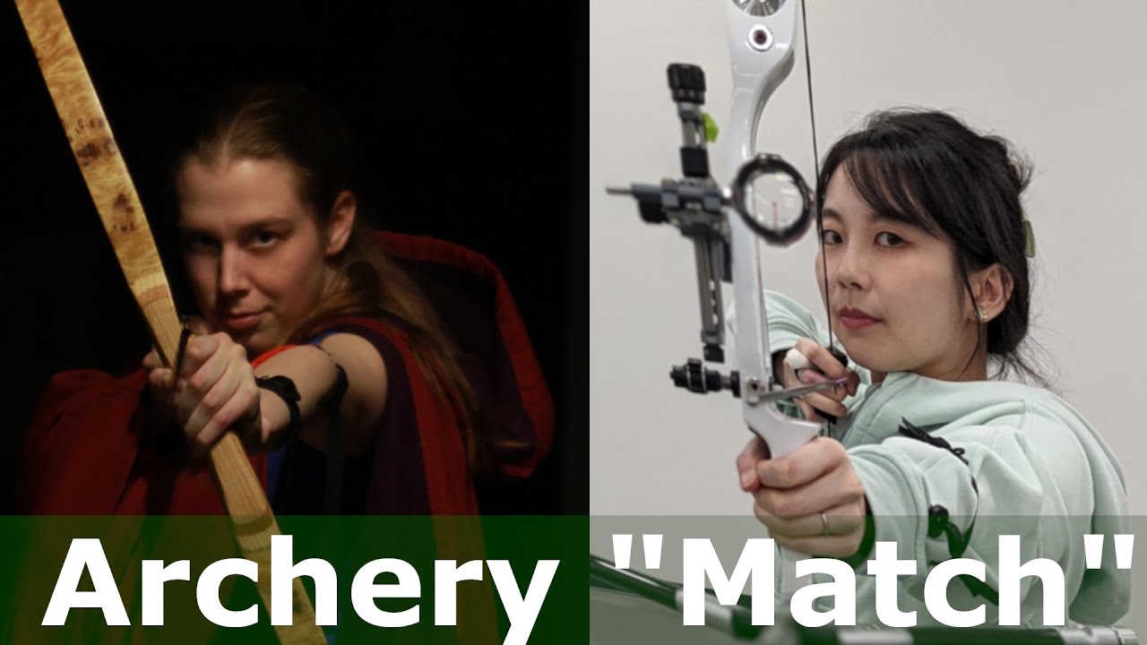 Recurve vs Long bow | Archery Fun 'Match'
